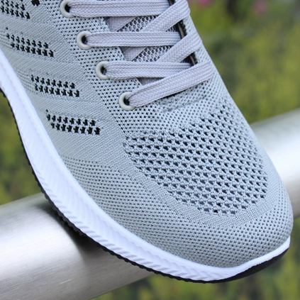 Giày Nam Giày Thể Thao Lưới Thoáng Khí Giày Lưới Nam Giày Thường Nam Giày Chạy Bộ Bay Đan Giày Hợp Thời Trang