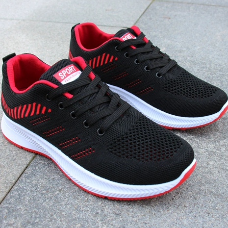 Giày Nam Giày Thể Thao Lưới Thoáng Khí Giày Lưới Nam Giày Thường Nam Giày Chạy Bộ Bay Đan Giày Hợp Thời Trang