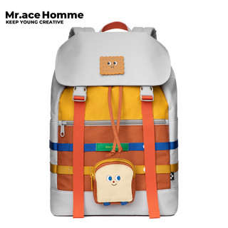 Mr. ace Homme Foodie Series Backpack Ba Lô Đựng Laptop 15.6 inch Sức Chứa Lớn Đa Năng Dành Cho Học Sinh Schoolbag