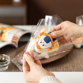 50 cái phim hoạt hình đáng yêu cho tam giác cơm nắm bao bì túi cơm nắm sushi túi /Cơm Nắm Cách Nhật DIY