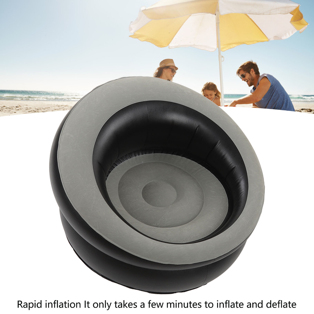 Ghế Bơm Hơi Đổ Xô Sofa Đơn Giản Cho Phòng Khách Ngủ Đọc Sách Văn Ban Công Du Lịch  BerryHome~