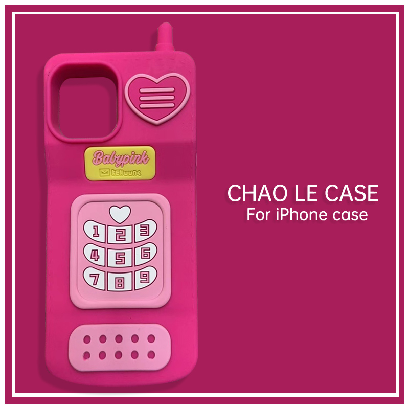 Vỏ điện thoại màu hồng chống sốc cho iphone 15 14 pro max silicone iphone 13 pro 12 pro max 11 ốp lưng barbie dễ thương