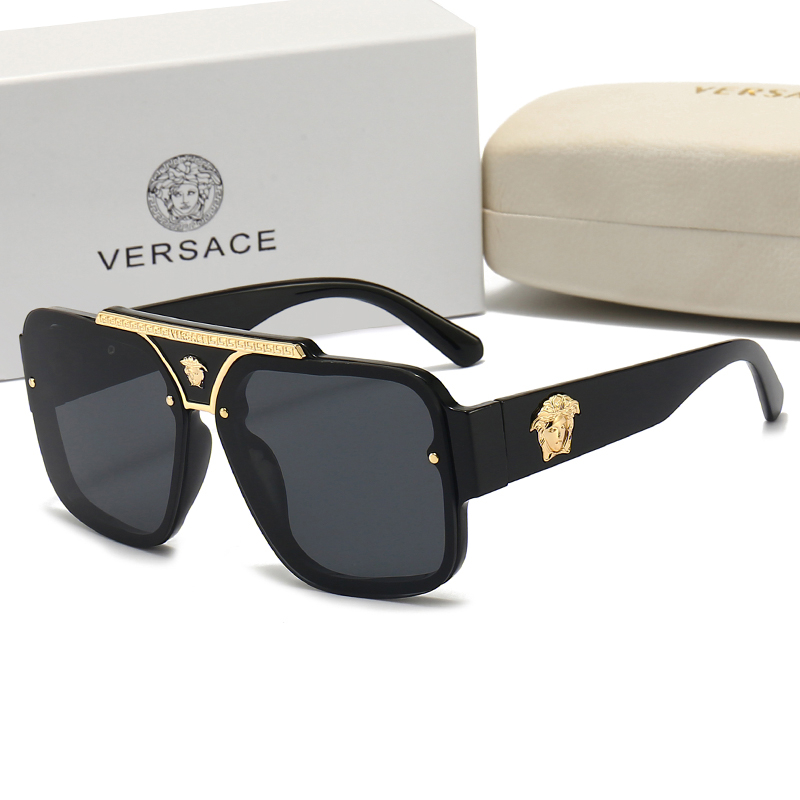 VERSACE Kính Mát Vuông Chống Tia UV400 Thời Trang Sang Trọng Cho Nữ