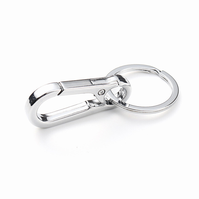 1 cái Móc chìa khóa Vòng đeo chìa khóa thắt lưng nam Vòng chìa khóa kim loại Quà tặng bằng chứng thất lạc