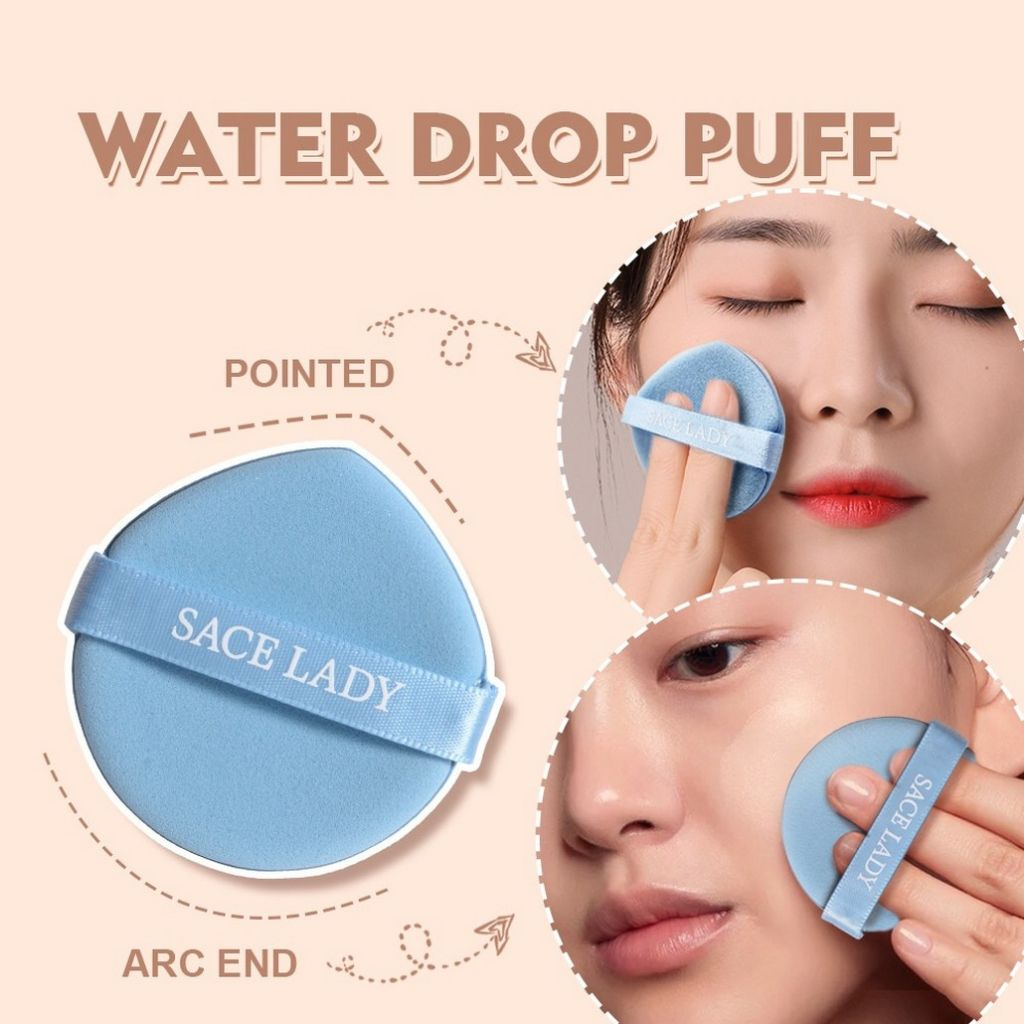 SACE LADY Phấn phủ Lasting Waterproof Oil Control Pressed Powder Cushion Phấn Phủ Mặt Mờ Kiểm Soát Dầu Phấn Phủ Sace Lady Kiềm Dầu Trang Điểm Không Tì Vết Lâu Trôi Kèm Gương