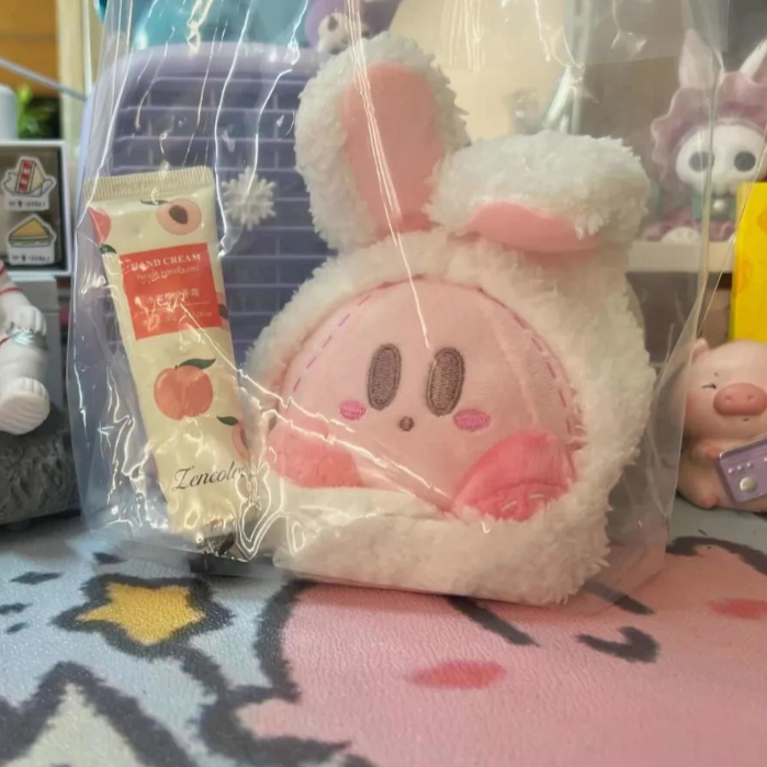 Ngôi sao hoạt hình kirby mặt dây chuyền túi wadodi sang trọng mặt dây chuyền cô gái màu hồng trái tim túi đi học quà tặng sinh nhật