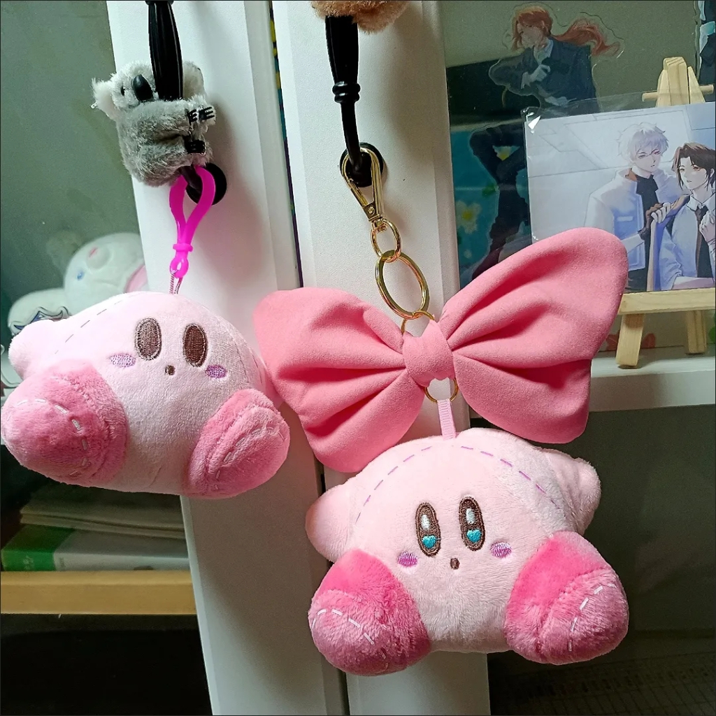 Ngôi sao hoạt hình kirby mặt dây chuyền túi wadodi sang trọng mặt dây chuyền cô gái màu hồng trái tim túi đi học quà tặng sinh nhật