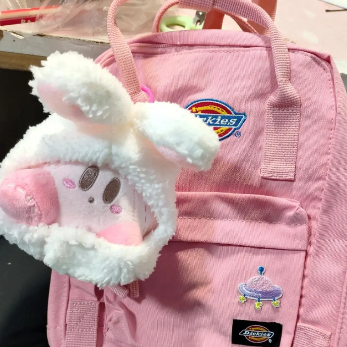 Ngôi sao hoạt hình kirby mặt dây chuyền túi wadodi sang trọng mặt dây chuyền cô gái màu hồng trái tim túi đi học quà tặng sinh nhật