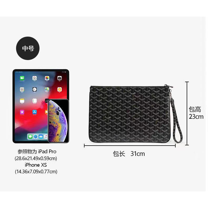Túi Cầm Tay  Đựng Máy Tính Bảng ipad Tablet 2023 Thời trang Ly hợp Con chó Máy tính bảng Răng iPad Túi phong bì Unisex Túi tệp
