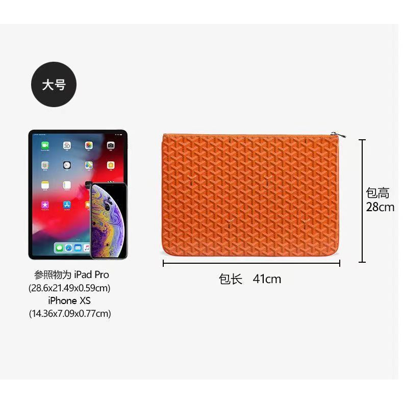 Túi Cầm Tay  Đựng Máy Tính Bảng ipad Tablet 2023 Thời trang Ly hợp Con chó Máy tính bảng Răng iPad Túi phong bì Unisex Túi tệp