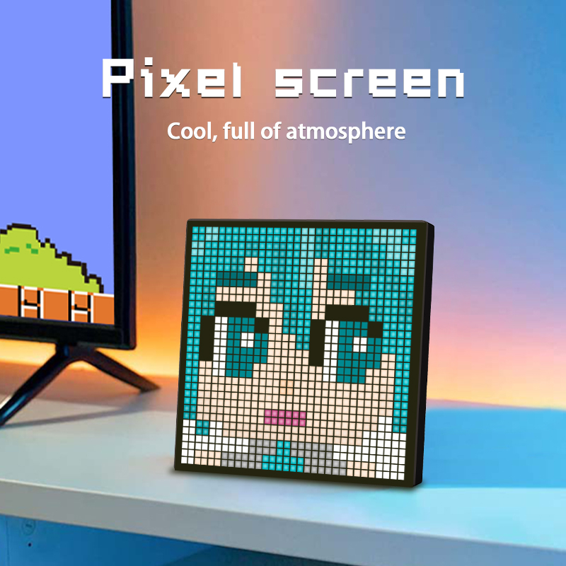 Điều khiển ứng dụng thông minh màn hình hiển thị led matrix pixel có thể lập trình đèn ngủ tự làm mẫu văn bản trò chơi phòng ngủ trang trí nội thất