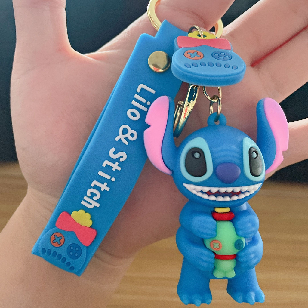Disney dễ thương silicone mickey minnie stitch pooh bear monsters university mike wazowski james p. Sullivan keychain bag treo keyrings quà tặng sinh nhật giáng sinh cho trẻ em