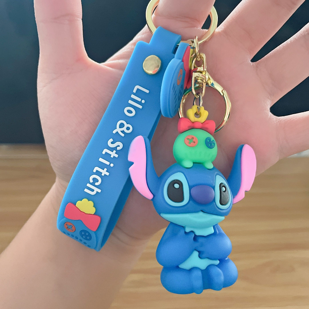 Disney dễ thương silicone mickey minnie stitch pooh bear monsters university mike wazowski james p. Sullivan keychain bag treo keyrings quà tặng sinh nhật giáng sinh cho trẻ em