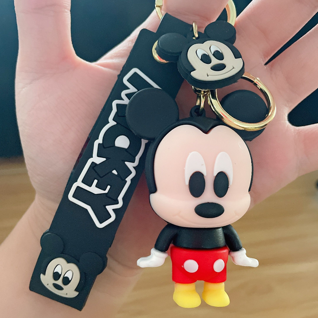 Disney dễ thương silicone mickey minnie stitch pooh bear monsters university mike wazowski james p. Sullivan keychain bag treo keyrings quà tặng sinh nhật giáng sinh cho trẻ em