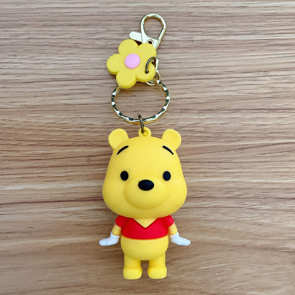 Disney dễ thương silicone mickey minnie stitch pooh bear monsters university mike wazowski james p. Sullivan keychain bag treo keyrings quà tặng sinh nhật giáng sinh cho trẻ em