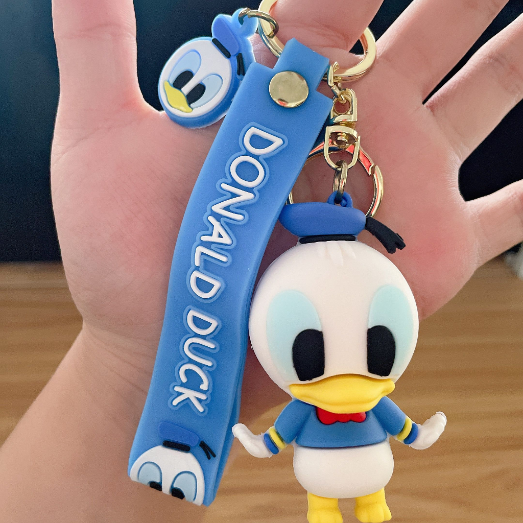 Disney dễ thương silicone mickey minnie stitch pooh bear monsters university mike wazowski james p. Sullivan keychain bag treo keyrings quà tặng sinh nhật giáng sinh cho trẻ em