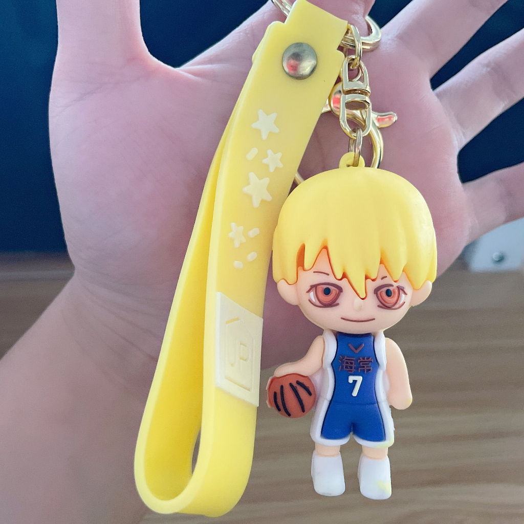 6,5 cm anime kuroko's basketball action hình mặt dây chuyền móc khóa kuroko tetsuya kagami taiga pvc mini mô hình đồ chơi quà tặng