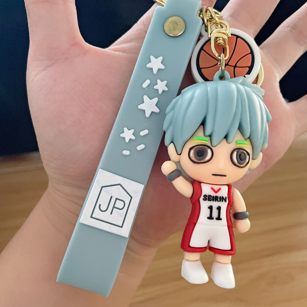 6,5 cm anime kuroko's basketball action hình mặt dây chuyền móc khóa kuroko tetsuya kagami taiga pvc mini mô hình đồ chơi quà tặng