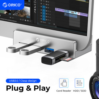 HUB USB 3.0 ORICO tốc độ cao bằng nhôm 4 cổng dạng kẹp/siêu tản nhiệt (MH4PU)