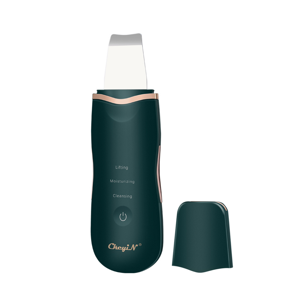 Bộ máy hút mụn đầu đen và máy tẩy tế bào chết bằng siêu âm Ckeyin chăm sóc da tiện dụng
