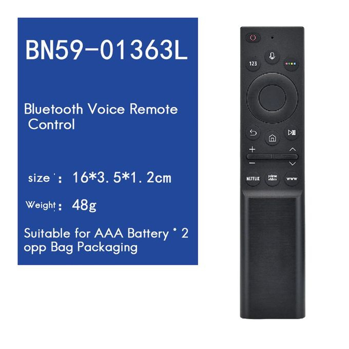 (Giao hàng miễn phí Vỏ silicon ngẫu nhiên) Giọng nói chung BN59-01363L Remote BN59-01363 QLED Serie 