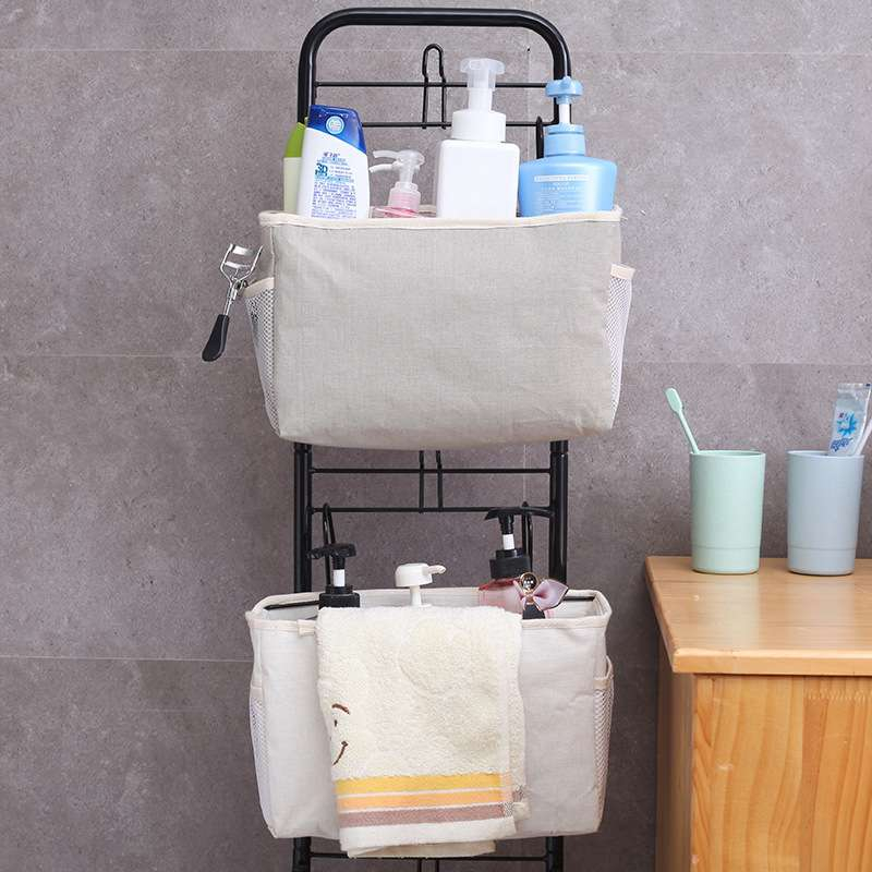 Keep order Đầu Giường Túi Treo Vải Lanh Cotton Lưu Trữ Giỏ Sắp Xếp Cho Tầng Phòng Ký Túc Xá cmman11.vn