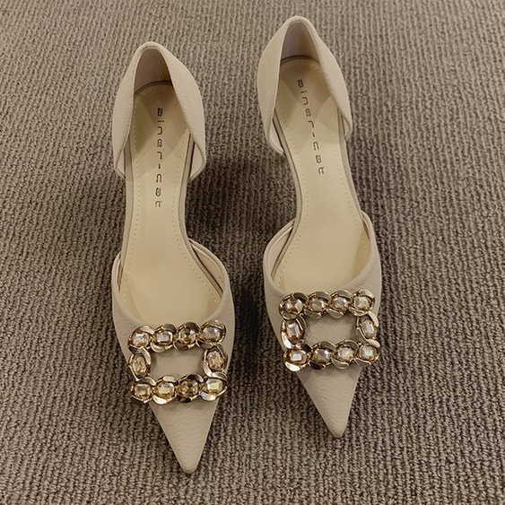 Hong Kong Premium shoes❥Giày Cao Gót Mũi Vuông Thời Trang Hàn Quốc Cho Nữ