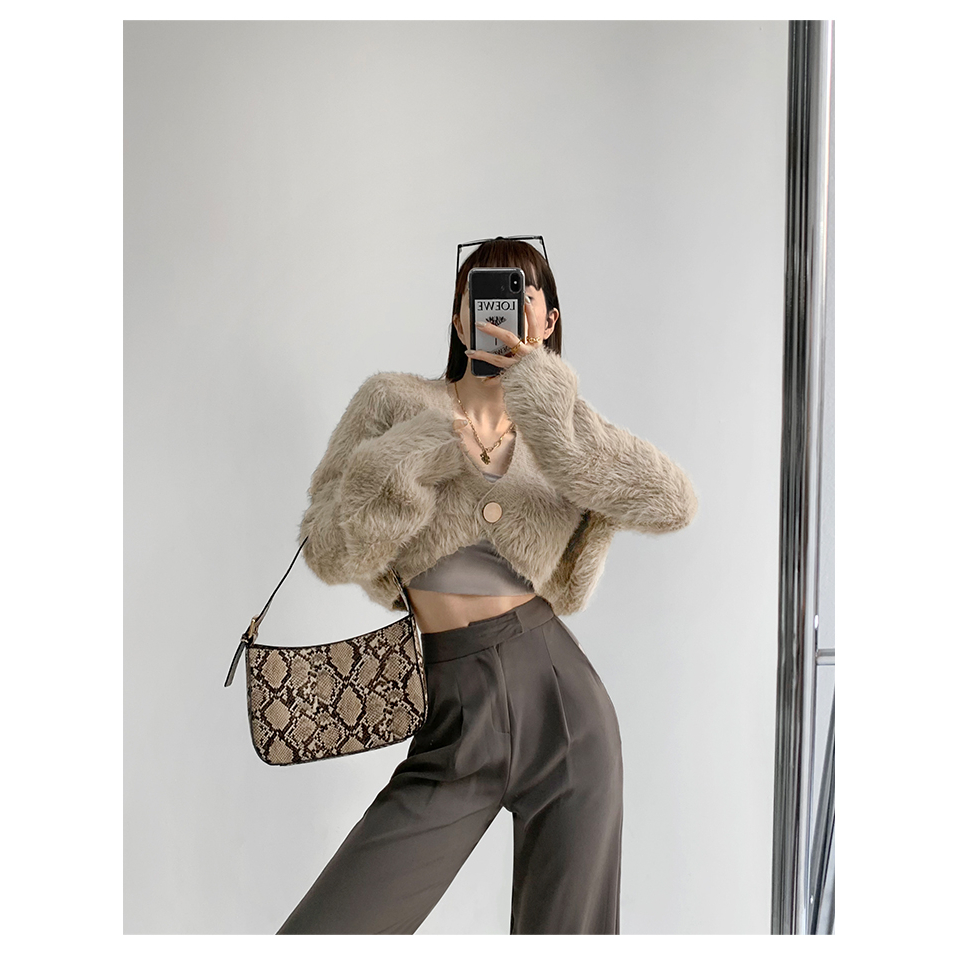 Áo khoác cardigan SUXI dệt kim màu sắc xinh xắn thời trang dành cho nữ