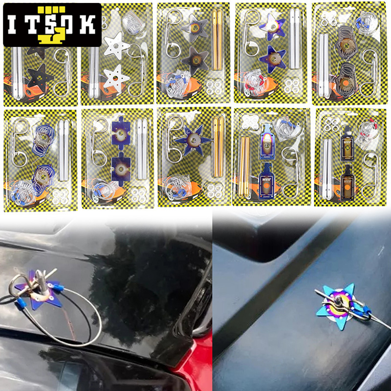 Khóa chốt nắp đậy nắp đậy bằng titan màu xanh lam myvi bezza wira axia city vios dmax revo triton ax