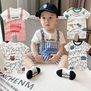 Áo liền quần thời trang đáng yêu cho bé 0-12 tháng tuổi romper