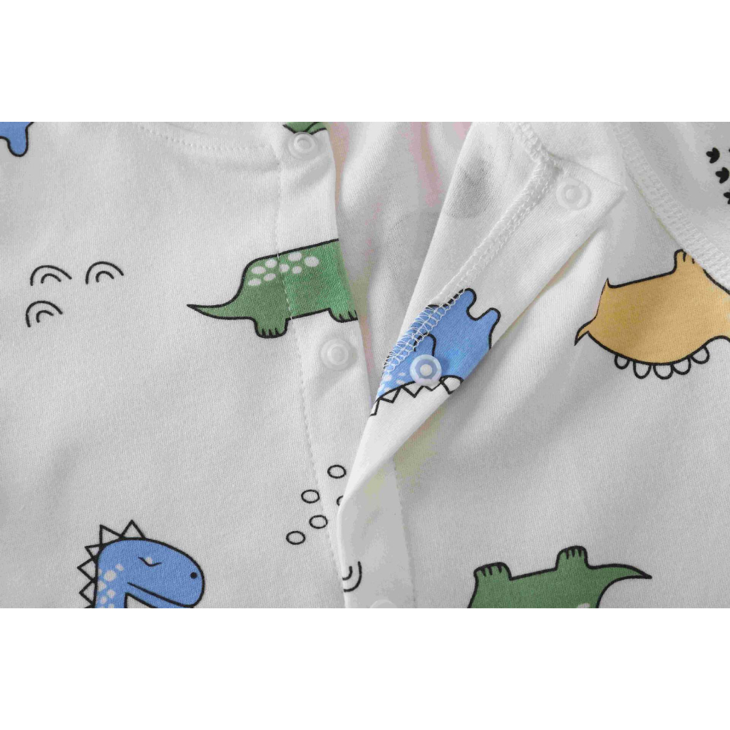 Phim hoạt hình dễ thương cotton baby rompers áo liền quần cho bé sơ sinh mềm mại thoáng khí