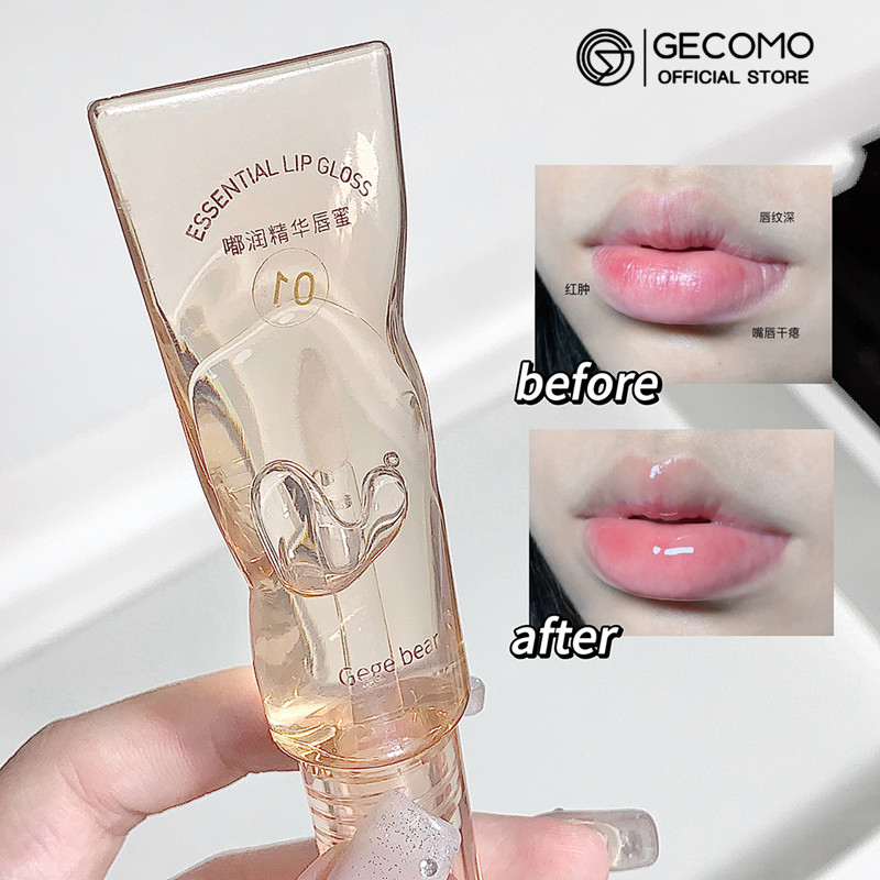 Son bóng GECOMO dưỡng ẩm tráng gương 6 màu tự nhiên