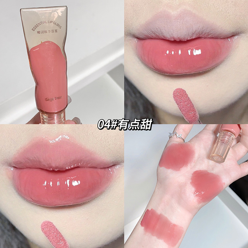 Son bóng GECOMO dưỡng ẩm tráng gương 6 màu tự nhiên