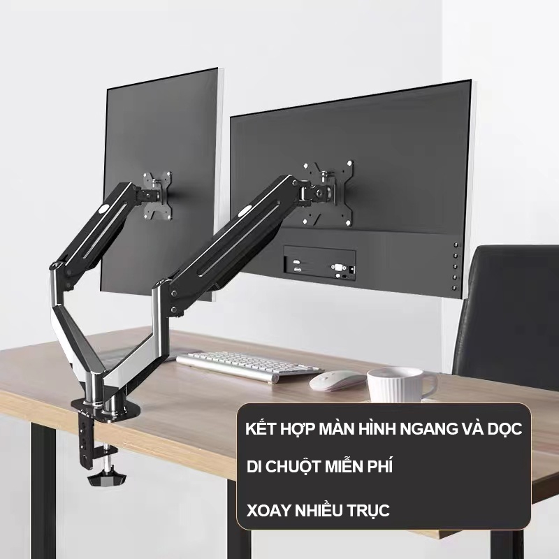 Giá đỡ màn hình máy tính TAIPULING chất liệu thép chịu tải 8kg 17-27 inch