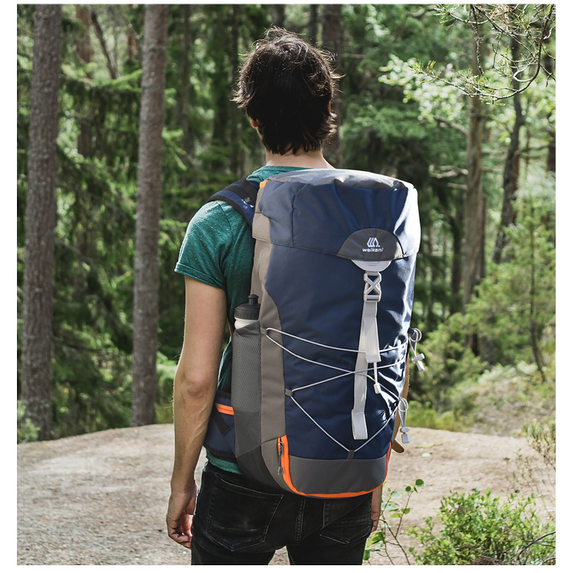 GoWildCamping Ba lô cắm trại 40L Vải Oxford Túi leo núi chống ánh sáng bắn tung tóe cho du lịch ngoài trời cmman