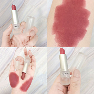 [hàng Mới về] daimanpu trong suốt ice cubes matte lipstick waterproof