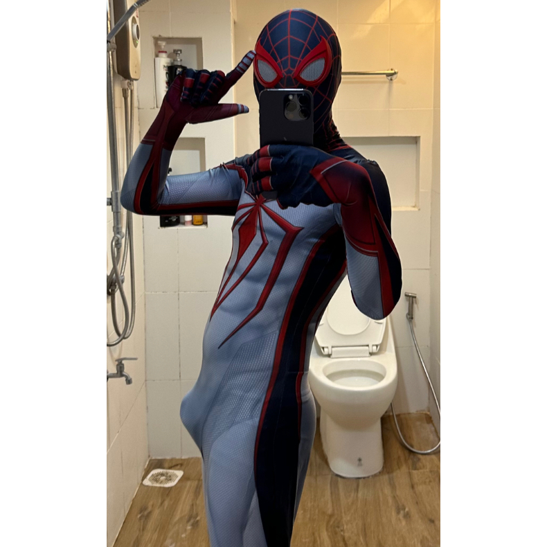 Bộ Trang Phục Hóa Trang Người Nhện Lycra zentai ps5 Dành Cho Nam