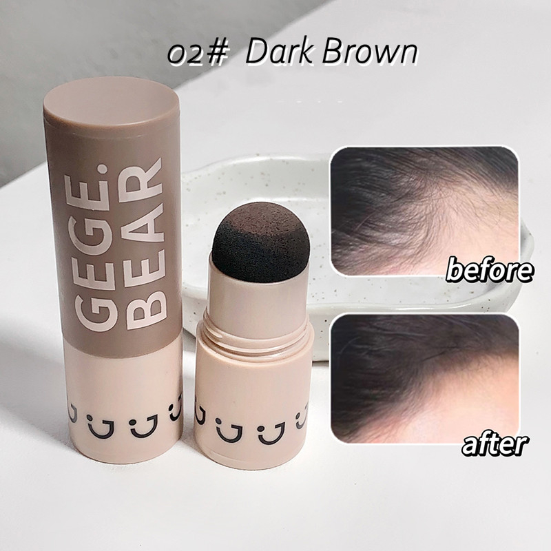 Gecomo bột bóng tóc không thấm nước natural cove rụng tóc hairline shadow stick