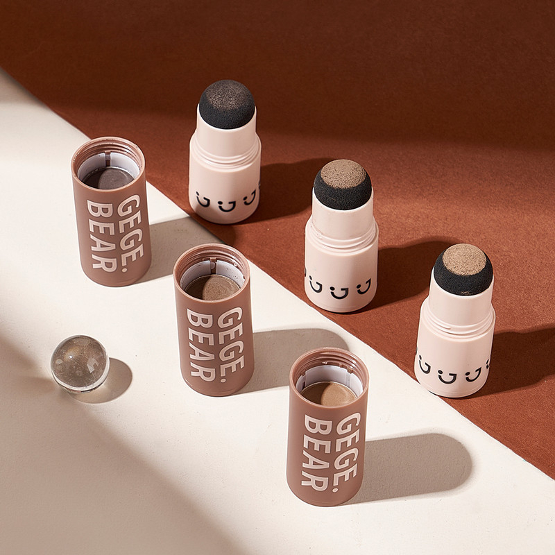 Gecomo bột bóng tóc không thấm nước natural cove rụng tóc hairline shadow stick