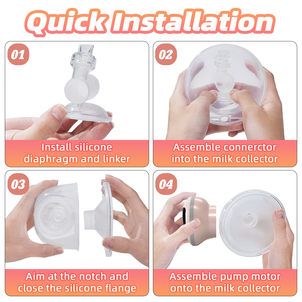 Máy hút sữa không dây - Chế độ massage và kích thích rảnh tay Máy hút sữa điện không ồn