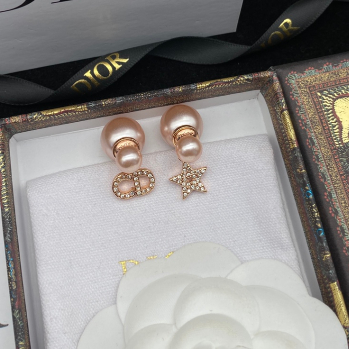 Dors Hoa hồng bông tai ngọc trai CD khuyên tai nữ