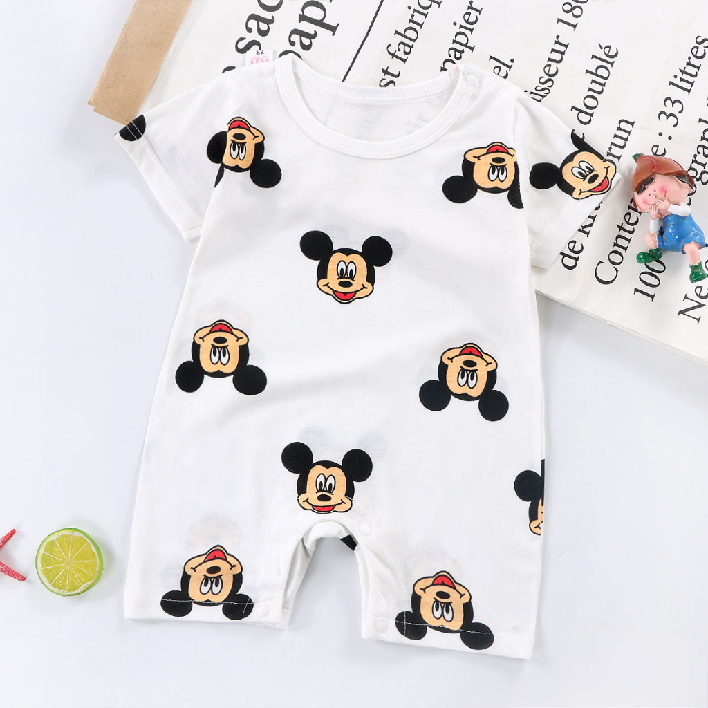 Bodysuit cho bé in hình chất cotton
