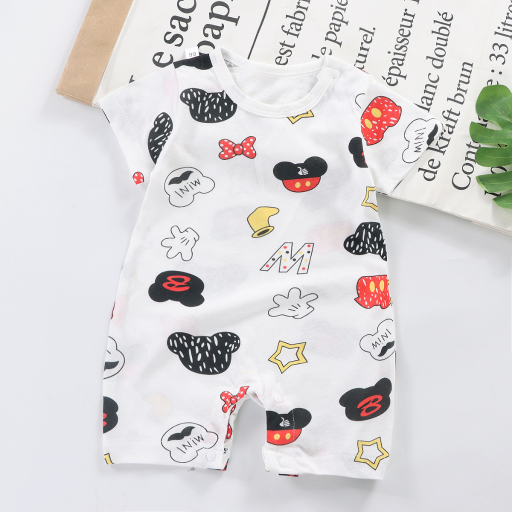 Bodysuit cho bé in hình chất cotton