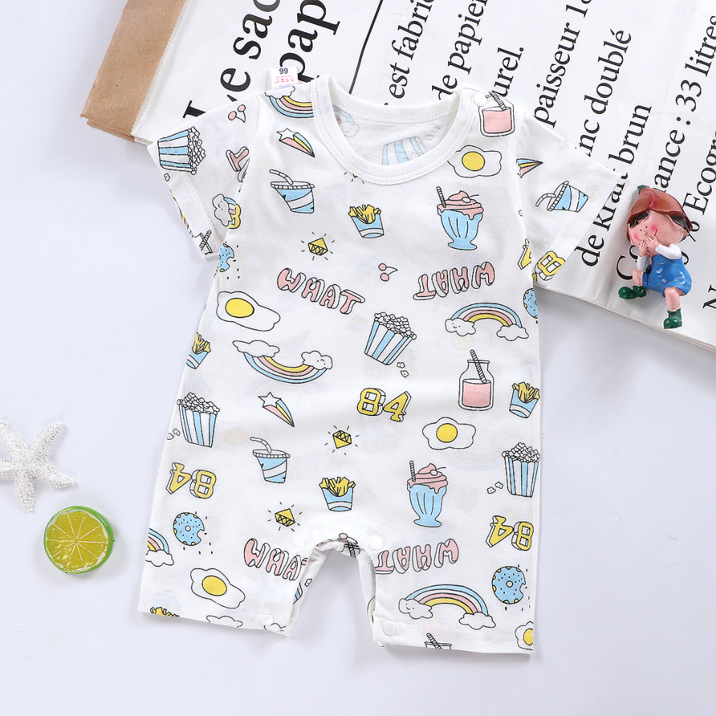 Bodysuit cho bé in hình chất cotton