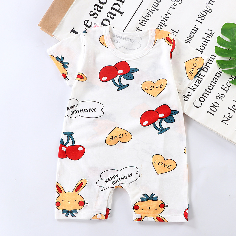 Bodysuit cho bé in hình chất cotton