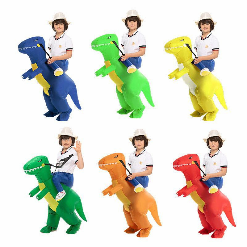 Bộ Đồ Hóa Trang Khủng Long T-REX Bơm Hơi Vui Nhộn Cho Halloween/Giáng Sinh Cosplay khủng long bạo chúa