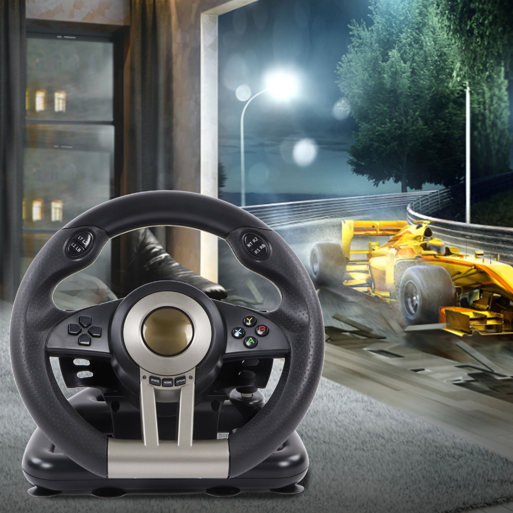 Có thể bán buôn Vô Lăng Chơi Game Xoay 180 Độ Nhạy Cao Với Mái Chèo Cho PC Sodium075 Hàng giao ngay