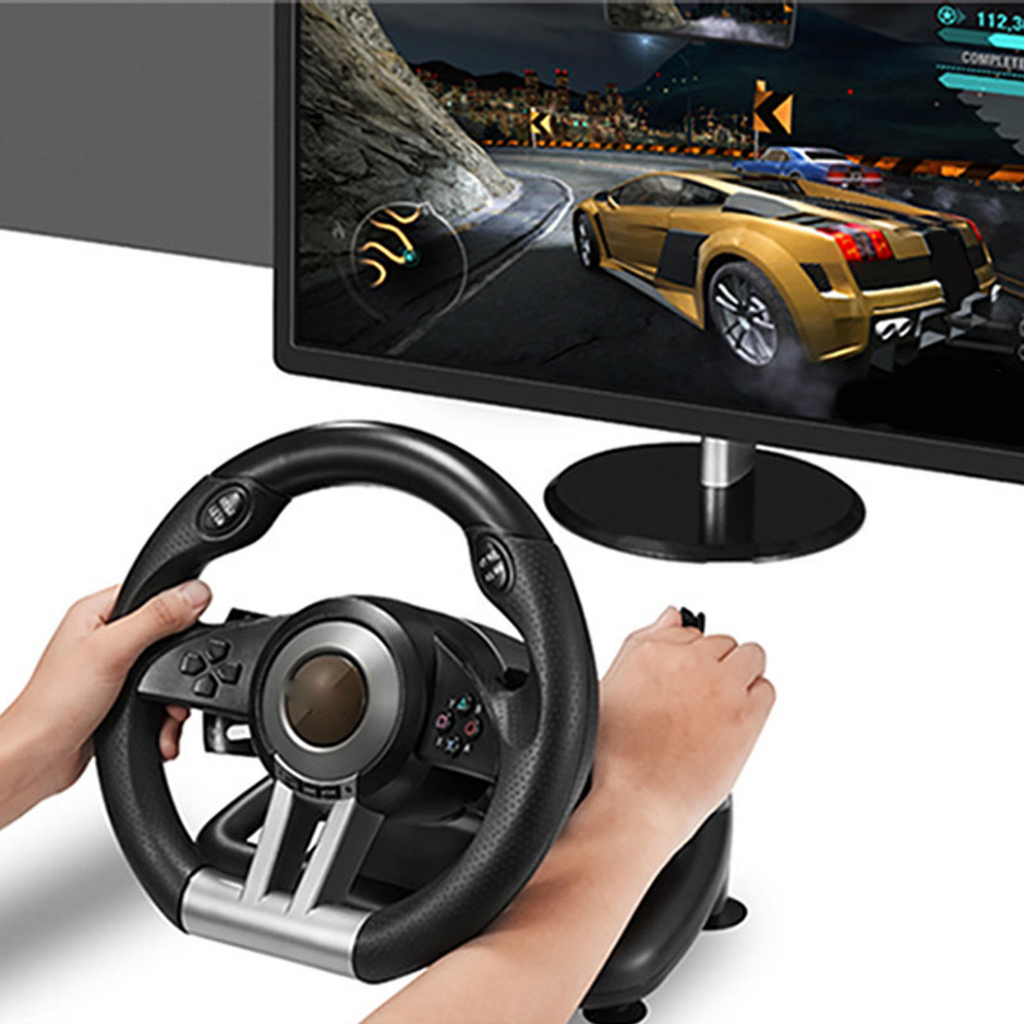 Có thể bán buôn Vô Lăng Chơi Game Xoay 180 Độ Nhạy Cao Với Mái Chèo Cho PC Sodium075 Hàng giao ngay