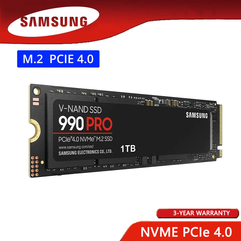 Ổ Cứng Ngoài SSD 512GB 256GB Cho Máy Tính Samsung 990 PRO PRO PCIe 4.0 NVMe M.2