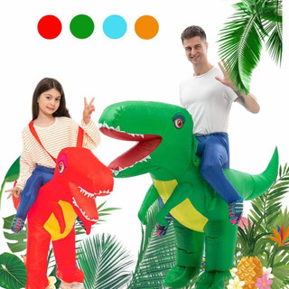  Bộ Đồ Bơm Hơi Hóa Trang Khủng Long Bạo Chúa Bộ Quạt Và Hộp Đựng Pin Dùng Cho Bộ Đồ Hóa Trang Dành Cho Nam Và Nữ 
